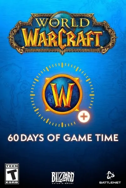 World of Warcraft 60 Days Time Card — обложка